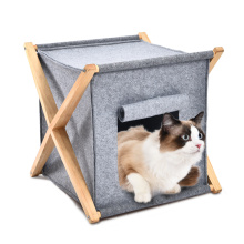 Factory Felt Condo Classic Simple Cat Bed Apartments 2021pet Cat Tree